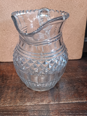 Georgian Cut Glass Water Jug, Circa1820