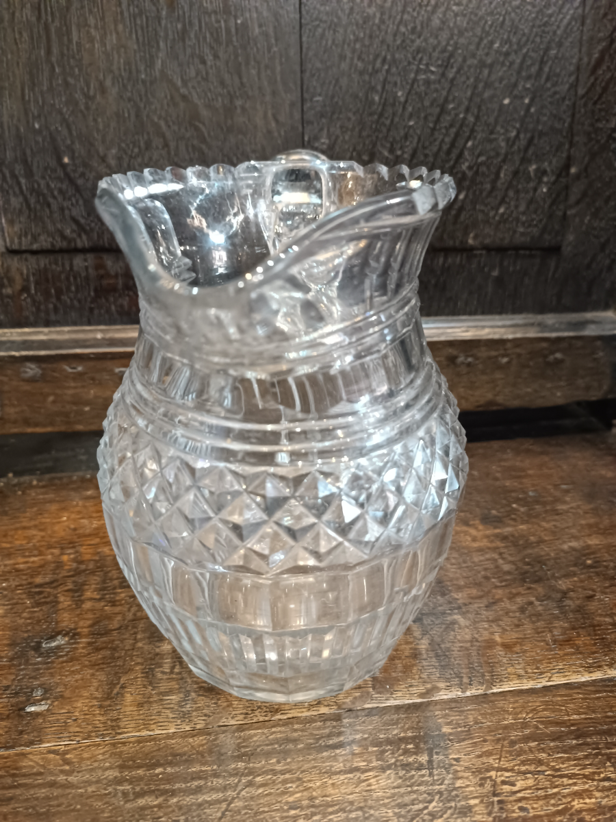 Georgian Cut Glass Water Jug, Circa1820