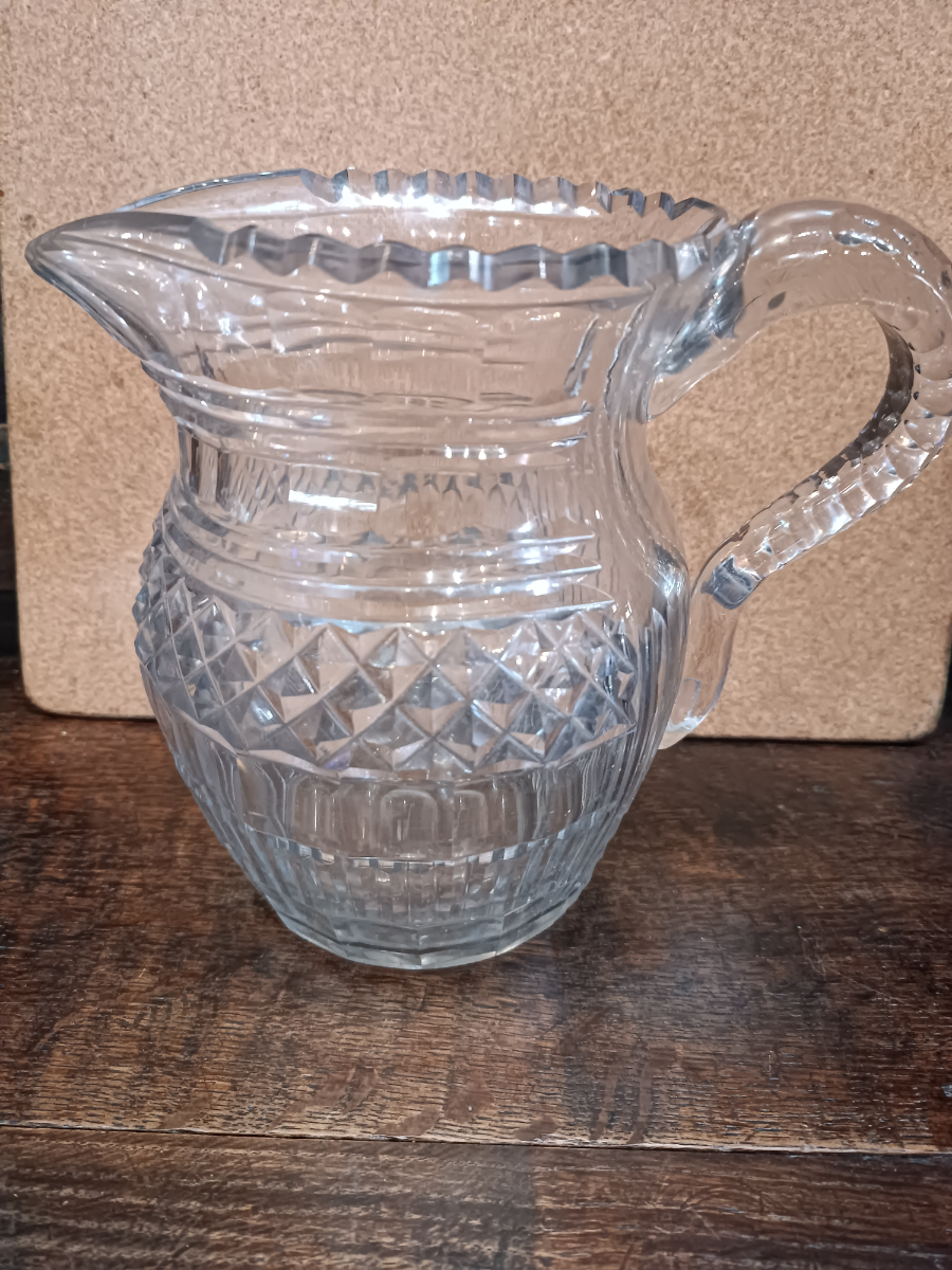 Georgian Cut Glass Water Jug, Circa1820
