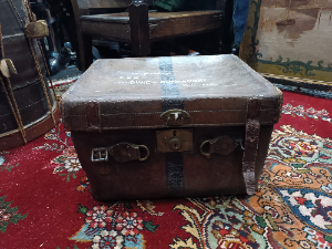 Discover the intriguing antique travelling case belonging to HRH The Duke of Connaught, Queen Victoria's youngest son. Explore its unique specifications and don't miss this piece of royal history!