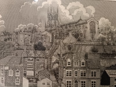 Hand Woven In Pure Silk Picture," 108 Steps"