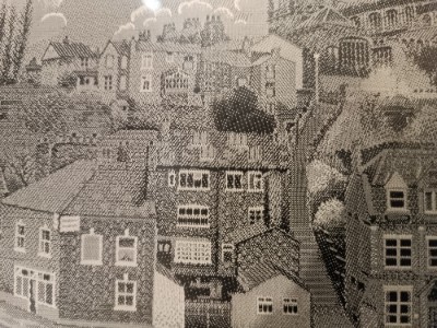 Hand Woven In Pure Silk Picture," 108 Steps"