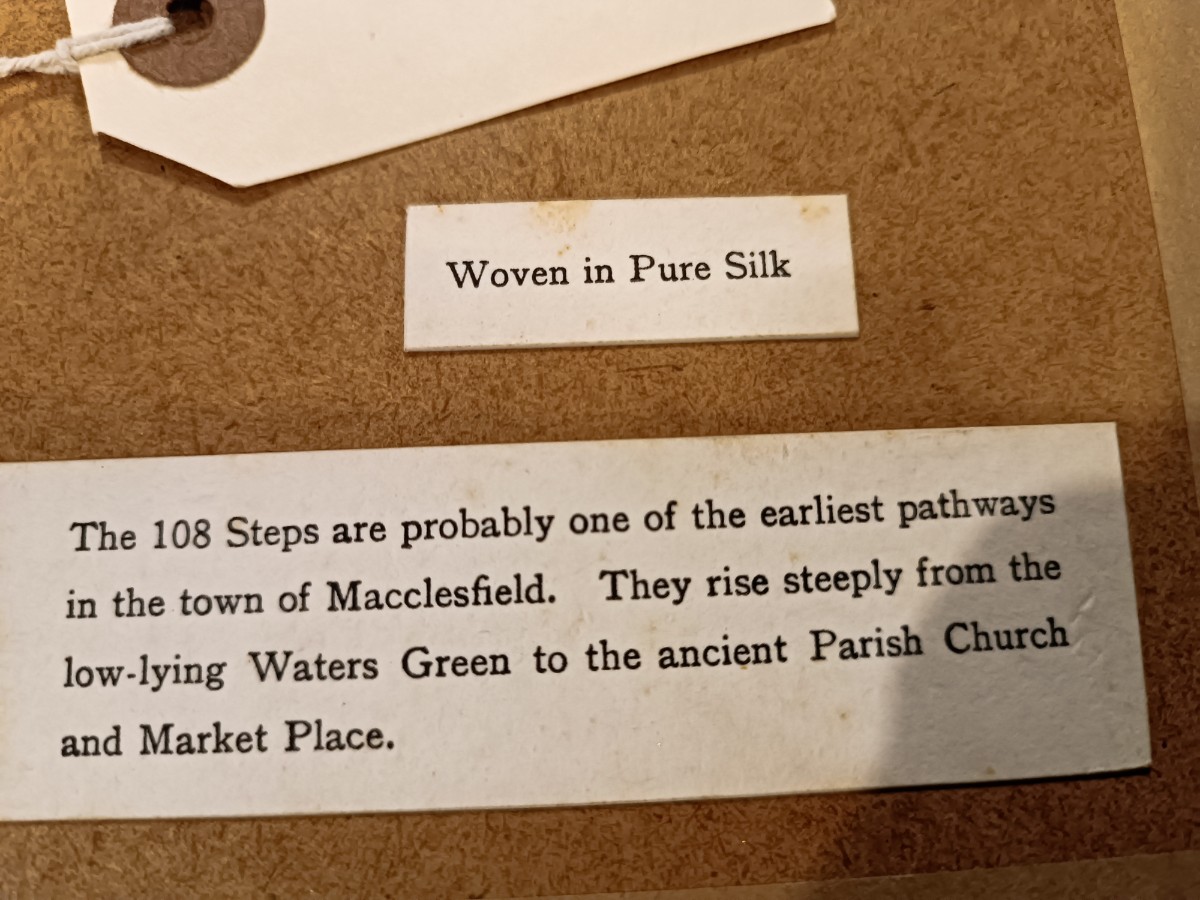 Hand Woven In Pure Silk Picture," 108 Steps"