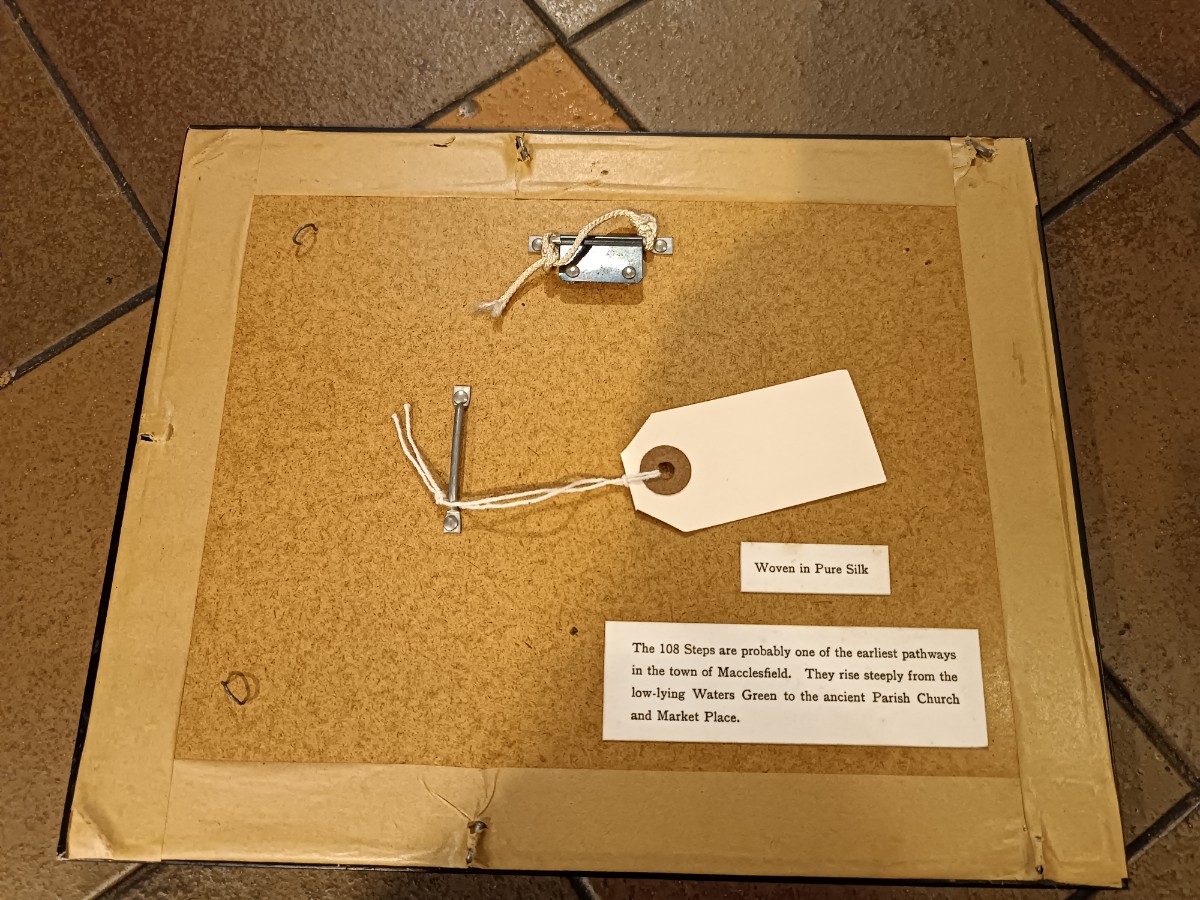 Hand Woven In Pure Silk Picture," 108 Steps"