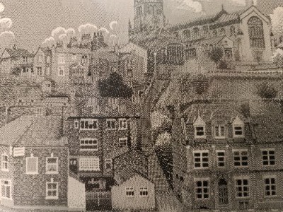 Hand Woven In Pure Silk Picture," 108 Steps"