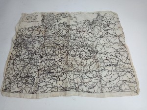 Handkerchief Sized Escape Map Of Germany