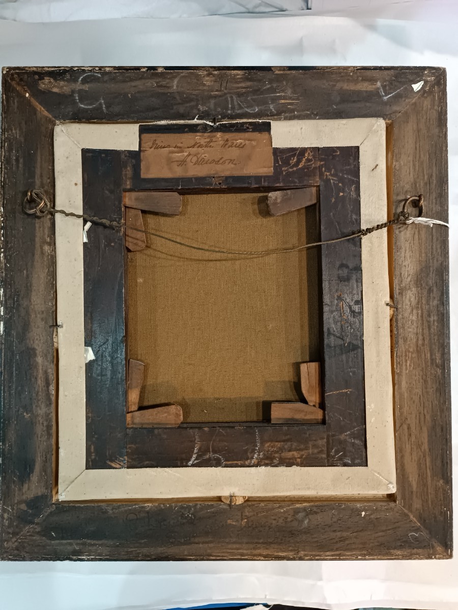 Discover captivating artistry with Henry Dawson's oil canvas "River In North Wales". Explore this unique British landscape masterpiece, handpicked for your collection. Book a viewing now!