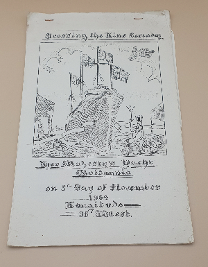 Discover rare vintage 'The Crossing The Line' ceremony scripts from the HMY Britannia, 1964. Cherish history! Shop now.