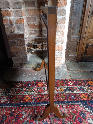 Historic 19th Century Mahogany Fire Screen, ' Great Eastern '