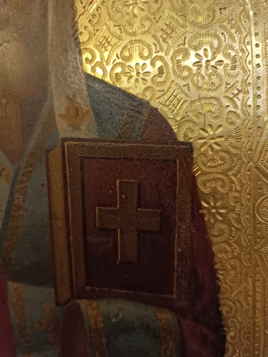 Discover our collection of antique wooden icons. Shop the 19th century Saint Alexis icon, exquisitely painted with oil on wood. Don't miss out, buy today!