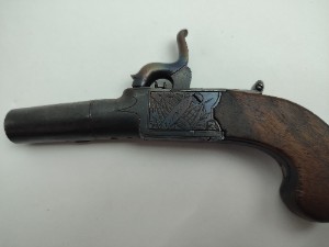 Percussion Muff Pistol by John of Newscastle.