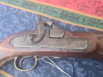 Indian Mutiny Percussion Pistol.