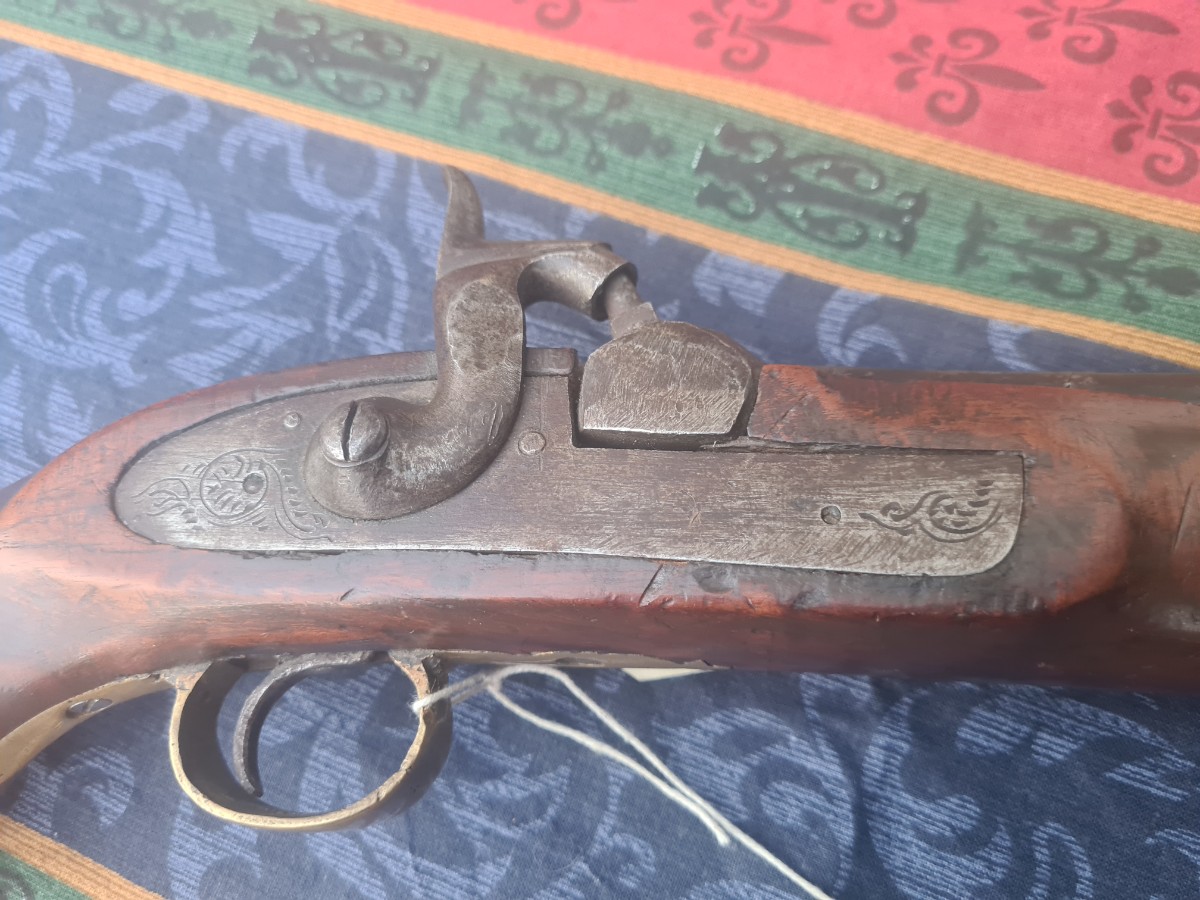 Indian Mutiny Percussion Pistol.