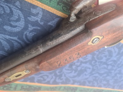 Indian Mutiny Percussion Pistol.