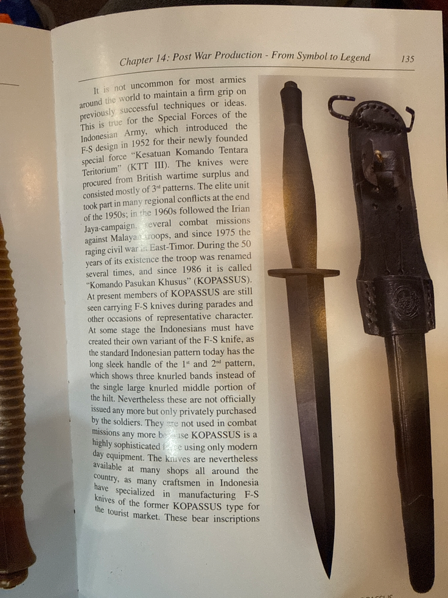 WW2 Third Pattern Fairbairn-Sykes - Kopassus