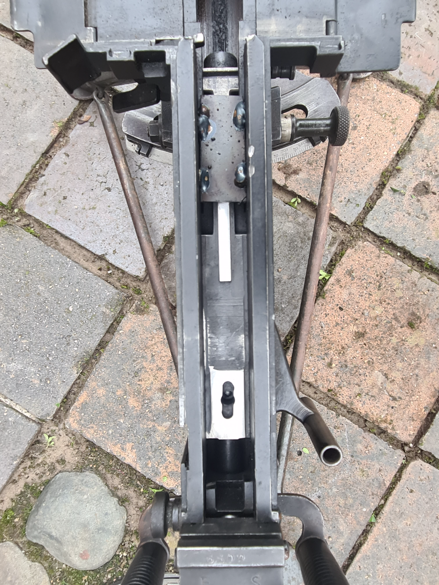 Italian 8mm Breda M37 Machine Gun And Tripod