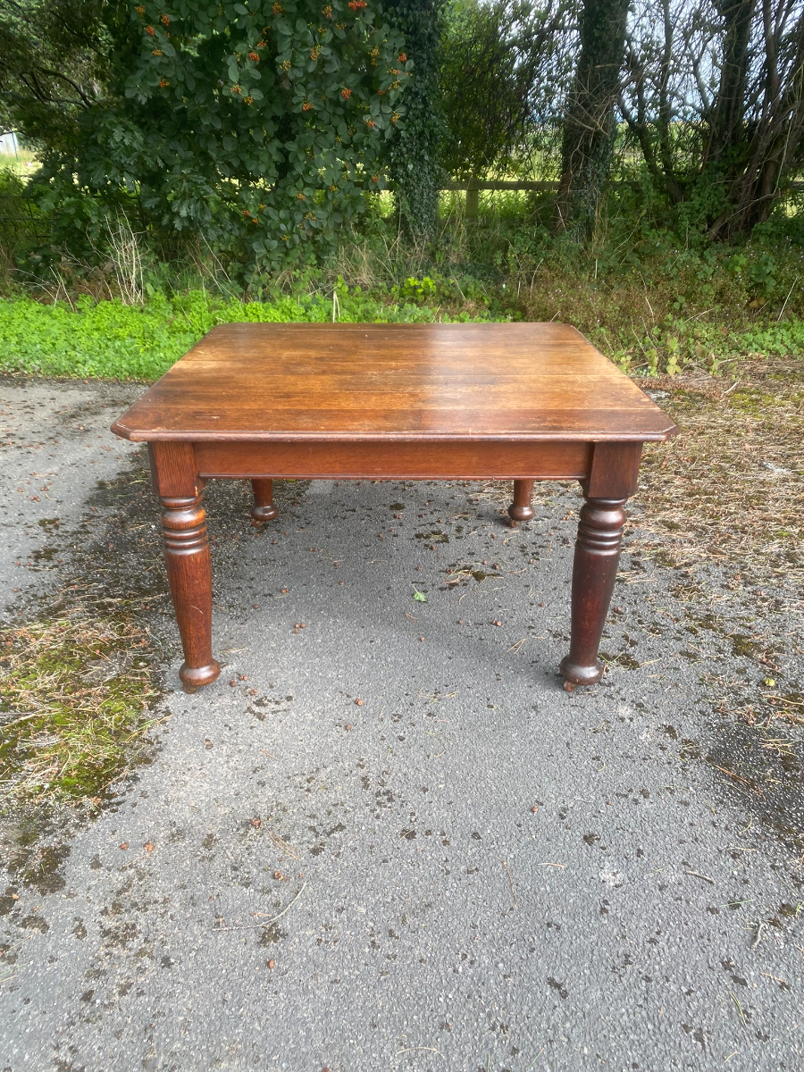 Large Antique Victorian Wind Out Extending Dining Table Seats 4 To 6 Comfortably