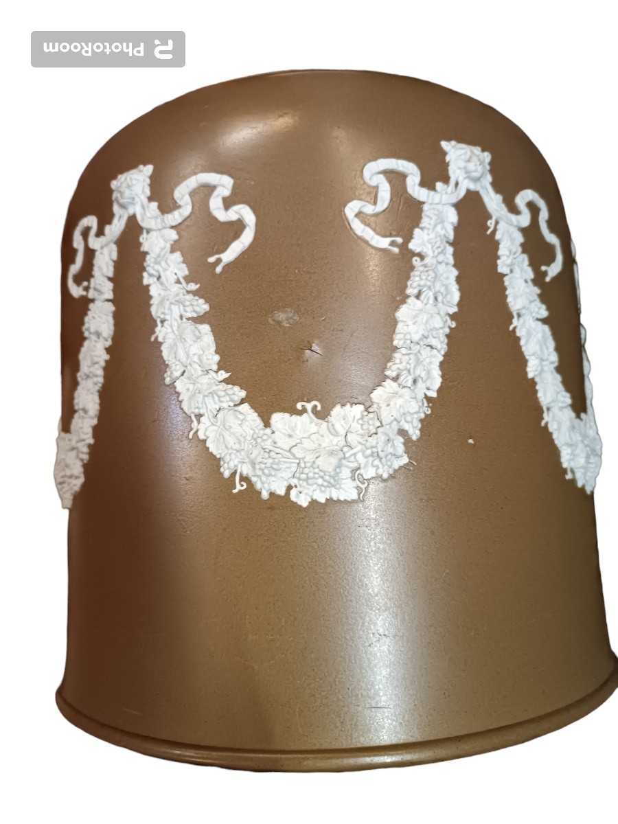 Explore our collection of Victorian Jasperware Cheese Dishes. Adorned with grape vines, this 33cm dish is a vintage delight. Shop now for unique antiques!