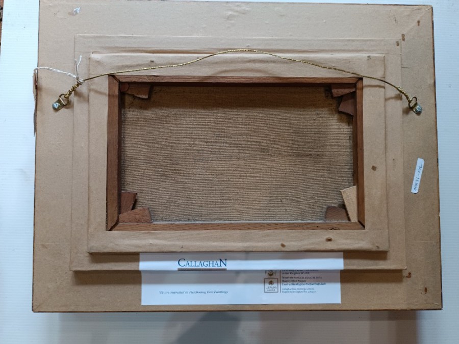 Discover the enchanting 19th c. oil on canvas river landscape painting by renowned artist George Willis Pryce. Get captivated by its rustic beauty. Grab this masterpiece now!