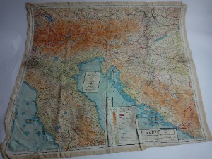 Late 1943 Silk Escape Map