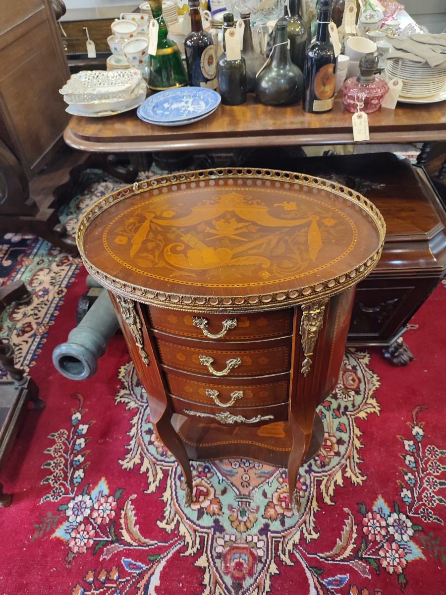Late 19th Century Louise XV Style French Side Table