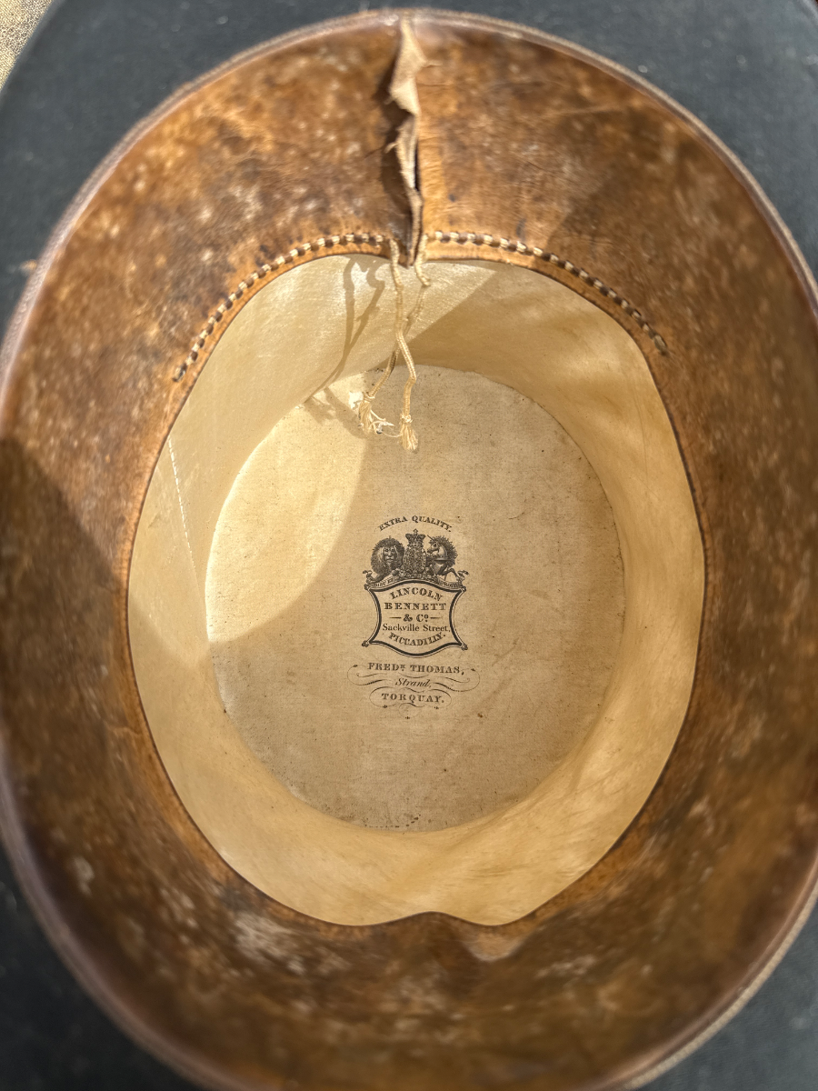 Late Victorian Gentlemans Top Hat and Box