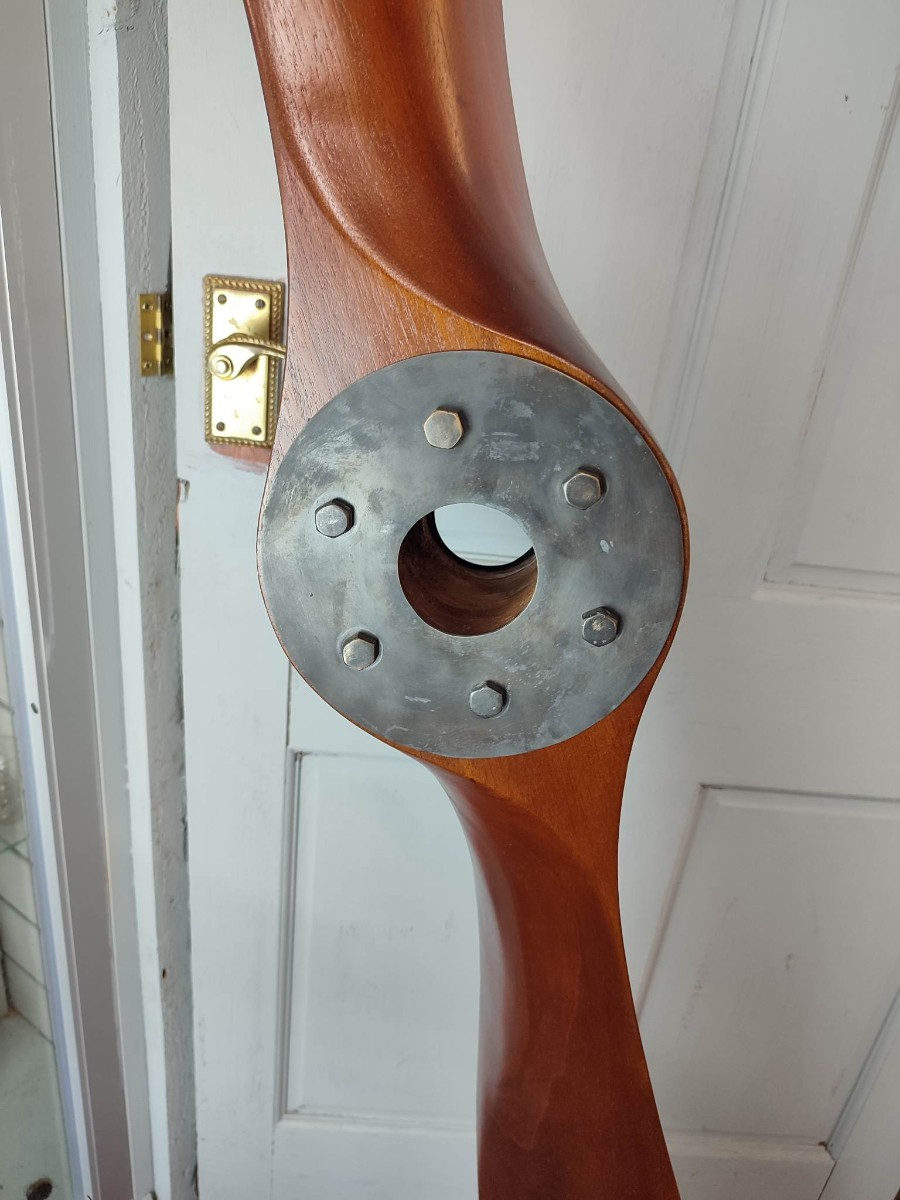 Discover rare, well-preserved 20th century wooden aircraft propellors. Dive into history with our unknown make, 78.5 long gem. Shop now!