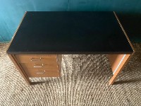 Mid 20th Century Vintage Office Study Work Computer Desk Filing Storage Drawers