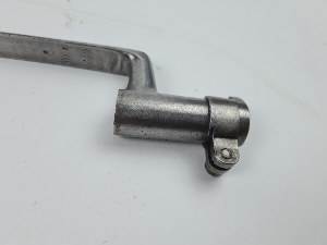 Discover our unique Model 1864 Swedish rifle bayonet, dated 1865 with regimental markings. In excellent condition. Explore now!