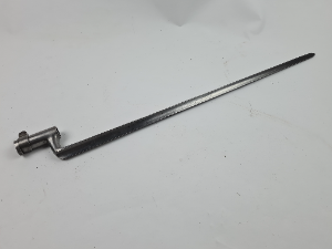 Discover our unique Model 1864 Swedish rifle bayonet, dated 1865 with regimental markings. In excellent condition. Explore now!