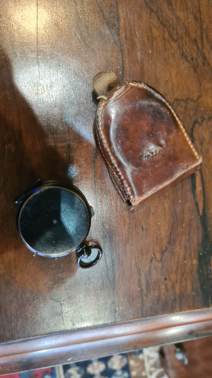 A Modern 20th Century Compass With Original Case