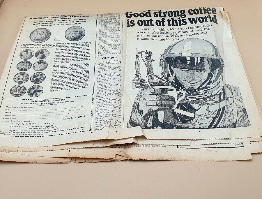 Moon Mission - Houston Moon Mail Newspaper Supplement