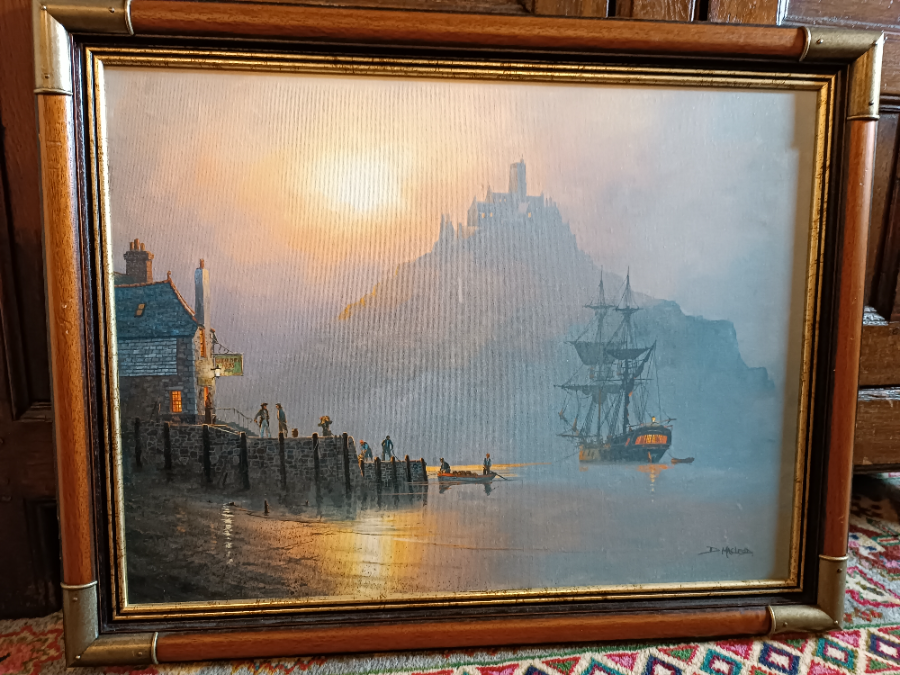 Primary image for Mounts Bay Smugglers Prints By Scottish Artist Donald MacLeod