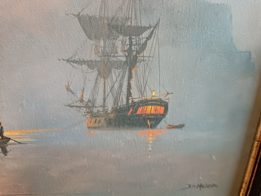Mounts Bay Smugglers Prints By Scottish Artist Donald MacLeod
