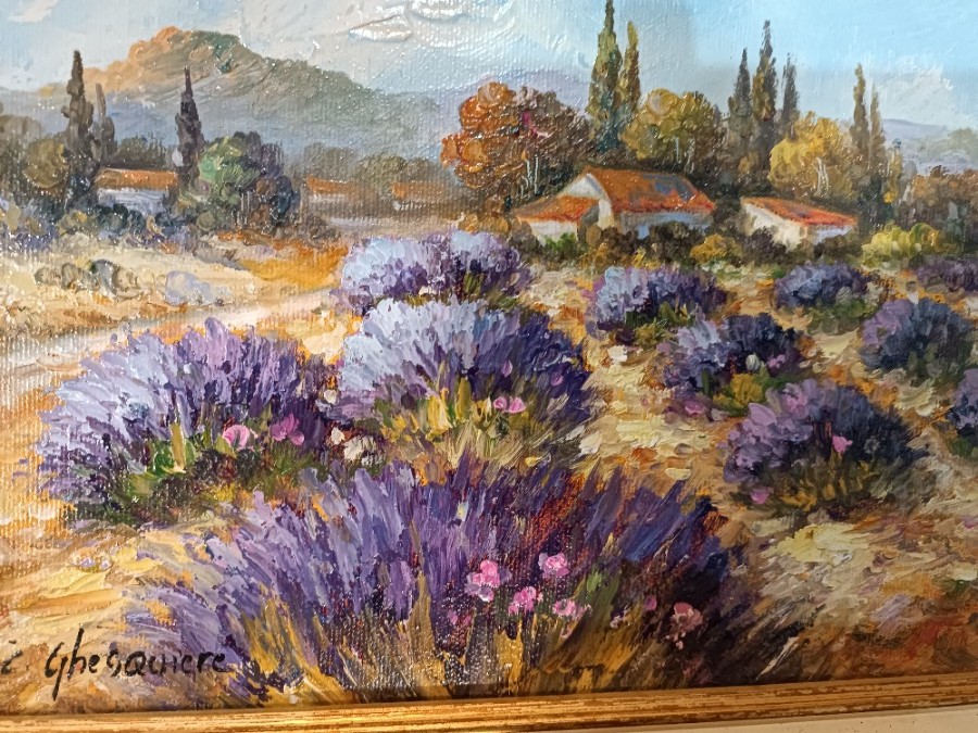Discover authentic Provence landscape paintings by Christophe Ghesquiere, a renowned contemporary artist. Explore now to add a touch of fine art to your space.