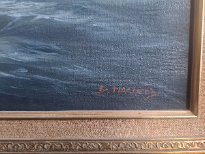 Explore our collection of historic oil paintings. Admire the Brig/Sloop Battle Scene by Donald MacLeod. Indulge in the drama of 1811 Royal Navy warfare. Shop now!