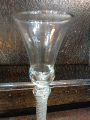 Discover our remarkable collection of lead drinking glasses, circa 1755, featuring an opaque twist with inner mercury twist stem. Shop now and enjoy historic luxury.