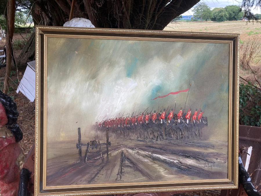 Original Oil Painting – Charge Of The Light Brigade