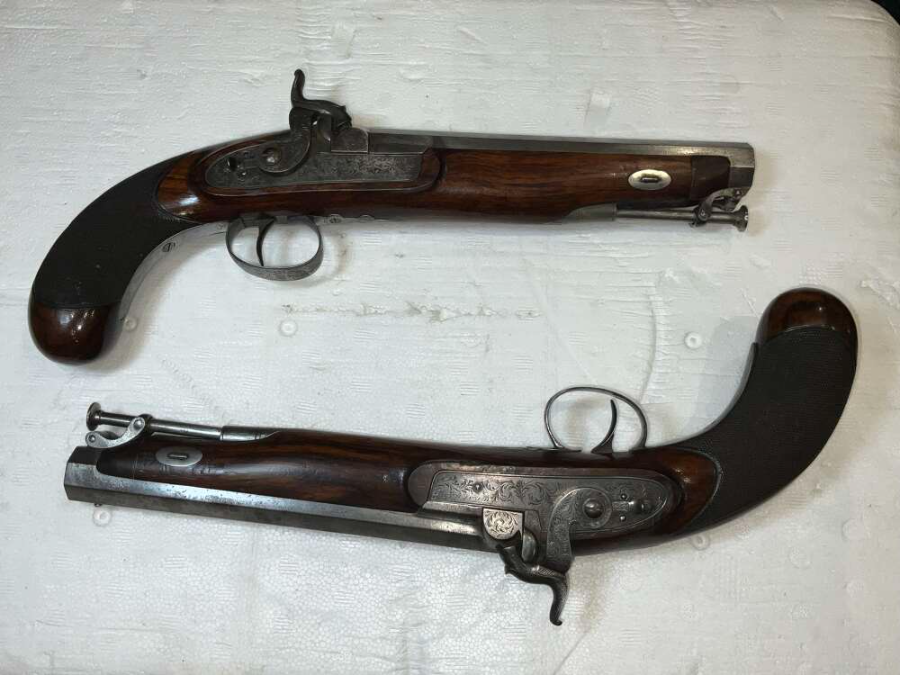 Primary image for Pair Of Percussion Pistols By H Tatham London