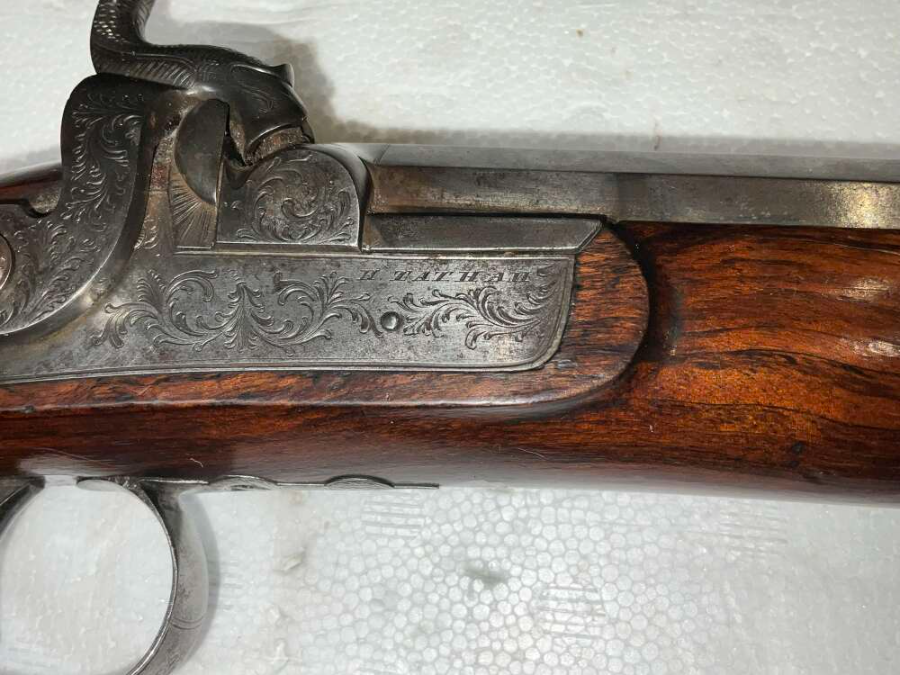 Pair Of Percussion Pistols By H Tatham London