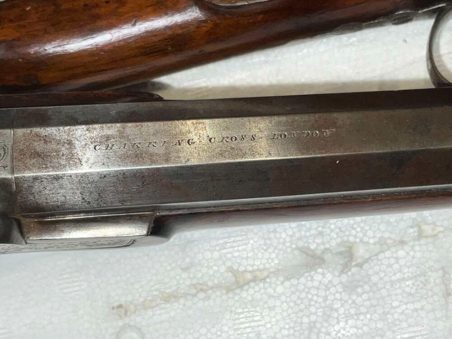 Pair Of Percussion Pistols By H Tatham London