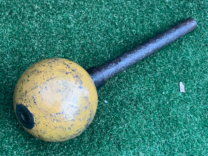 PUDDING/TOFFEE APPLE BRITISH 1WW MORTAR BOMB.