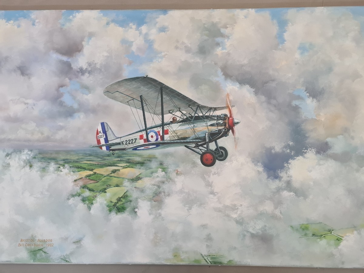 Discover our stunning range of classic aircraft artworks! Shop for your favorite Bristol Bulldog painting by Bill Cockburn, size 20 x 30", in great condition. Order now!