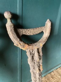 Pair Of Original Antique 18th Century Georgian Cast Iron Boot Scrapers