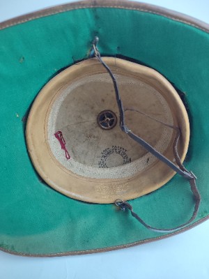 Explore our collection of authentic Wolseley helmets, privately purchased by Cpl Baily. Perfect for Palestinian Police memorabilia enthusiasts. View now and buy today!