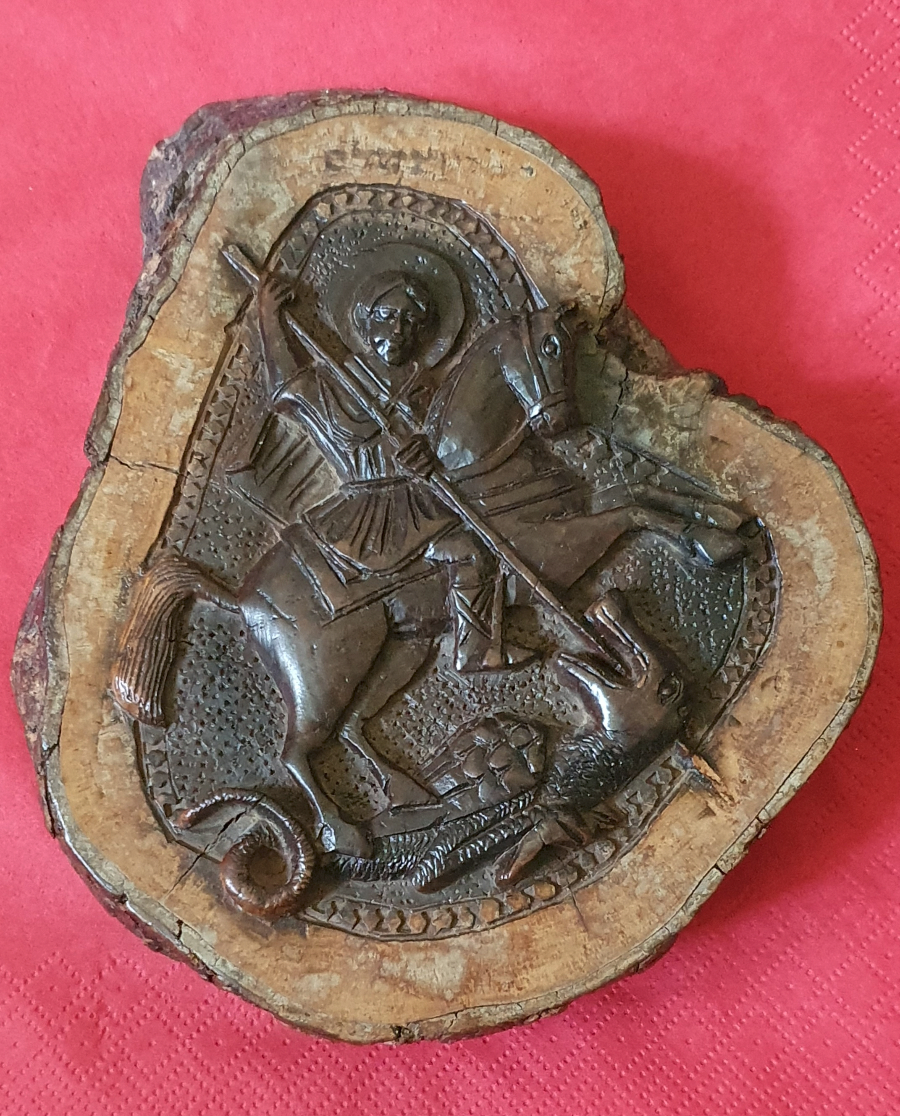 Primary image for Plaque Of St. George Slaying The Dragon