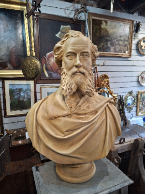 Plaster Bust of Charles Dickins by John Hutchinson, 1862