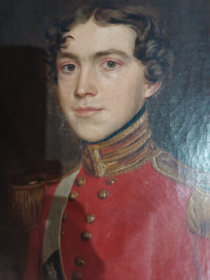 Portrait Of Captain Alfred Wright Of The 28th (North Gloucestershire) Regiment Of Foot