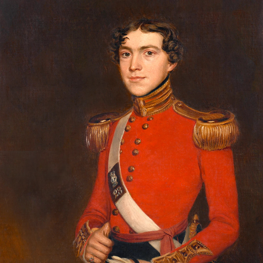 Portrait Of Captain Alfred Wright Of The 28th (North Gloucestershire) Regiment Of Foot