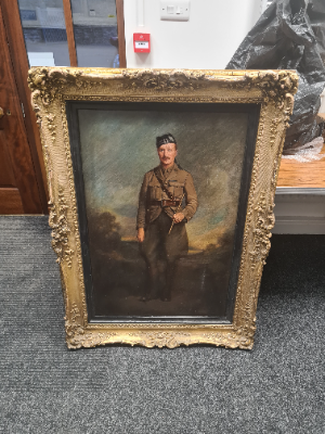 Discover historical oil paintings. This painting features Lieutenant Colonel J.W. Forbes, 48th Highlanders. Explore details, buy now!